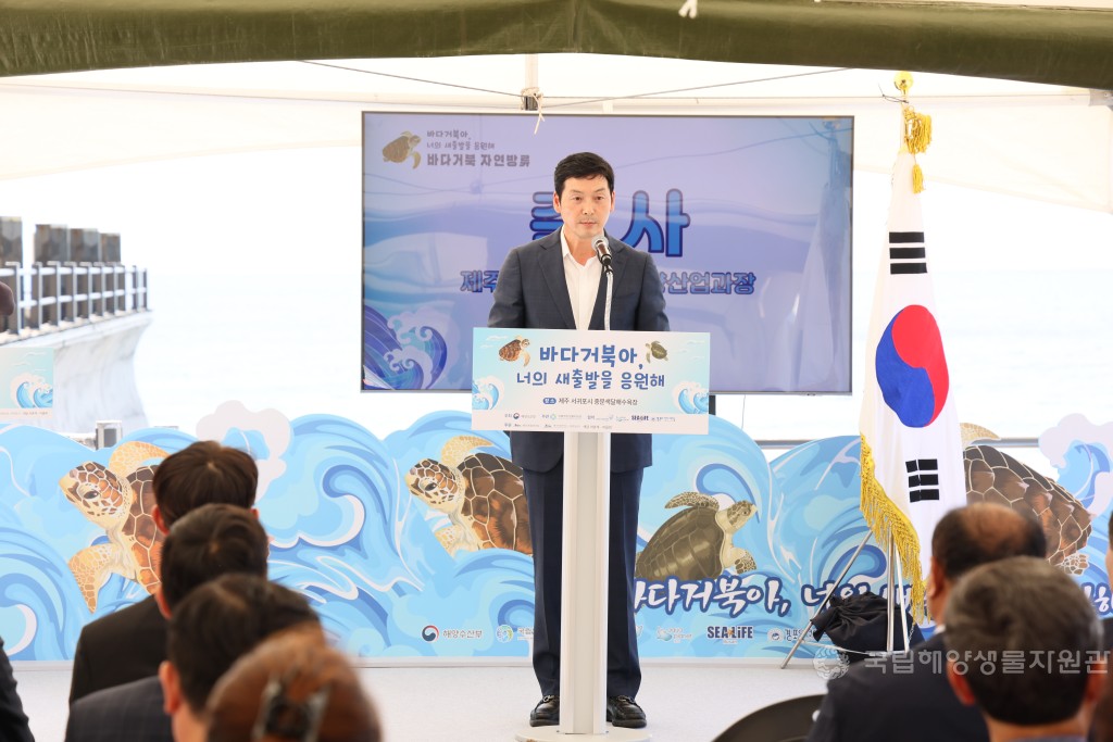 2025년 바다거북 자연방류 행사