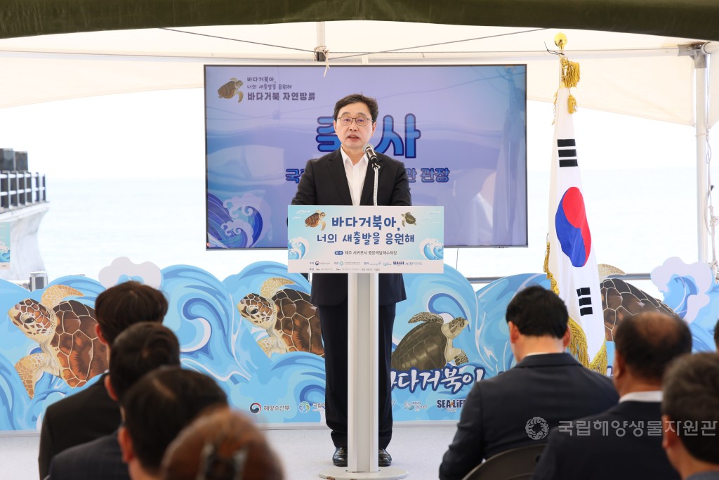 2025년 바다거북 자연방류 행사