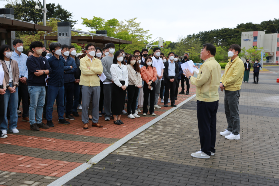 국립해양생물자원관·서천소방서 합동소방훈련 실시